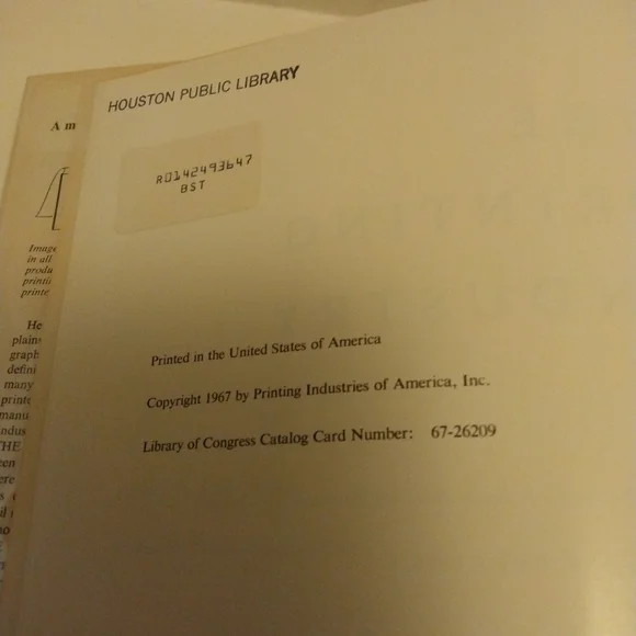 Vintage book. " The Printing Industry". 1967. By Victor Strauss. Large book - Picture 3 of 3